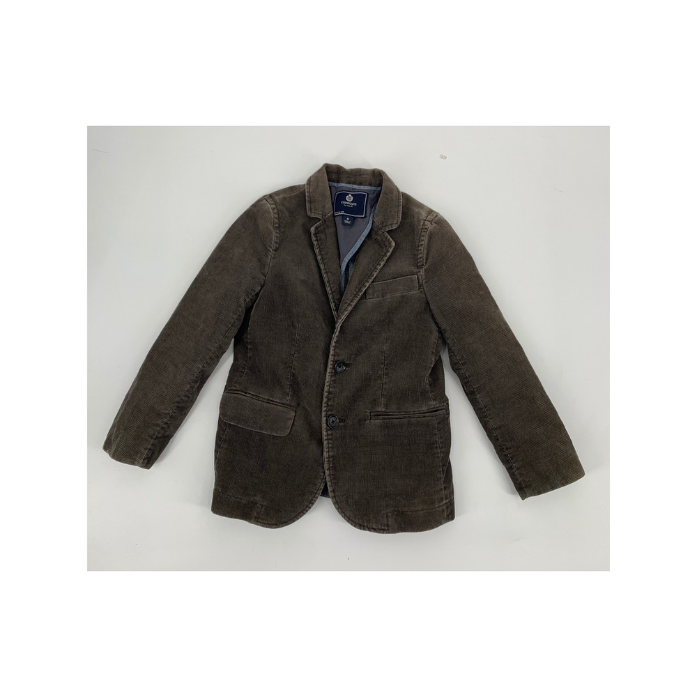 J Crew Corduroy Blazer Boys 6 Brown Crewcuts Sport Coat Jacket Fall Holiday